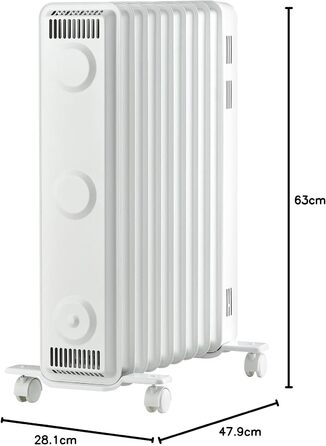 Опалювач електричний EWT Öko-Radiator NOC eco 20M, 2000 Вт, білий, для середніх приміщень