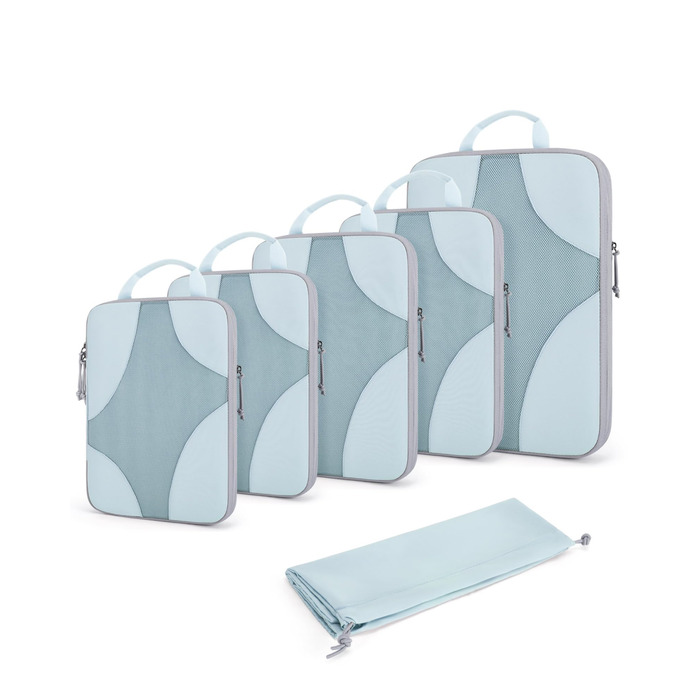 Набір органайзерів для одягу BAGSMART (6 шт.) з мішком для білизни - для рюкзака, валізи, подорожей