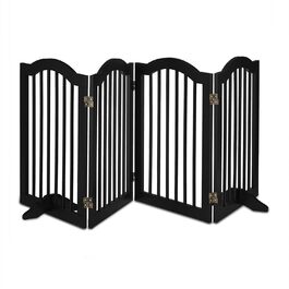 Захисне ворота Relaxdays, розкладне, 70 x 205,5 см, 2 ніжки, для собак та котів, чорний