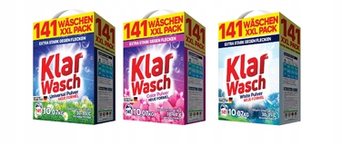 Пральний порошок Klar Wash для білого прання, 10,07 кг