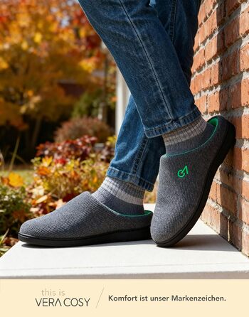 Чоловічі халапи VeraCosy з пам'яті піни, двоколірні, 44/45 EU, зелені