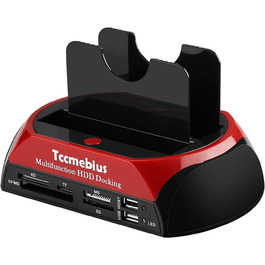 Док-станція Tccmebius TCC-S862-DE для HDD/SSD 2.5/3.5