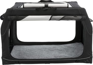 Тріксі переносна переносна клітка для собак Vario, 76x48x51 см – комфортна переноска для собак маленьких та середніх порід – безпечна та якісна переноска для вашого улюбленця