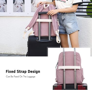 Чорний рюкзак FANDARE для школи, подорожей, універу та повсякденного використання (для хлопців та дівчат, підлітки)