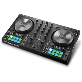Native Instruments Traktor Kontrol S2 MK3 DJ контролер: 2 канали, 16 педів, вбудована звукова карта, Traktor Pro 4
