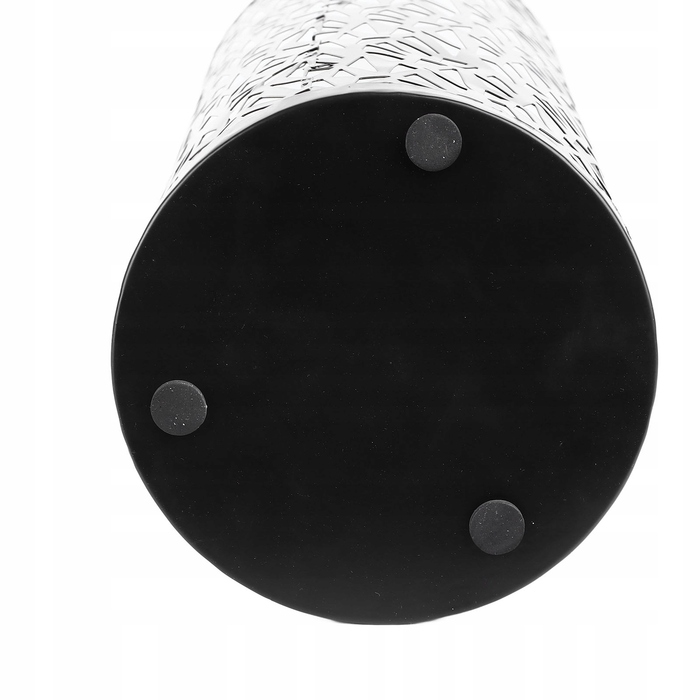 Підставка для парасольок з піддоном для передпокою та холу, чорна, ажурна