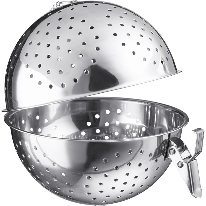 Westmark Rice Ball – practical sieve for cooking rice, ideal for preparing sushi, jasmine or basmati rice, also usable as a spice sieve – stainless steel, 1 liter
