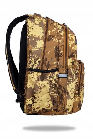 Багатовідсінковий шкільний рюкзак CoolPack, відтінки коричневого та бежевого, 26 л
