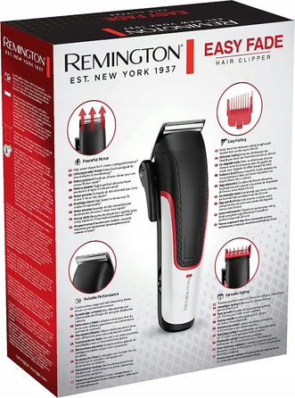 Машинка для стрижки волосся Remington Easy Fade HC500, набір із 19 насадок