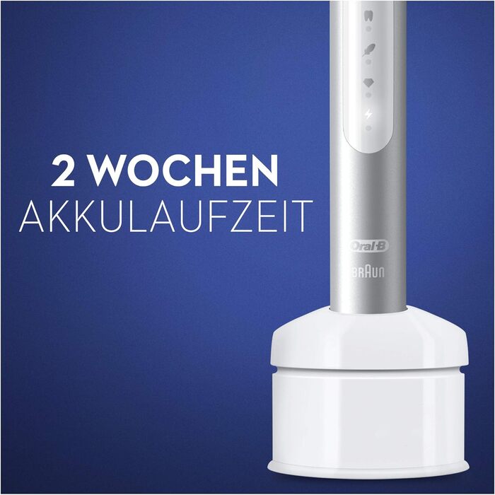 Електрична звукова зубна щітка Oral-B Pulsonic Slim Luxe 4500 Platinum з 3 режимами чищення та кейсом для подорожей