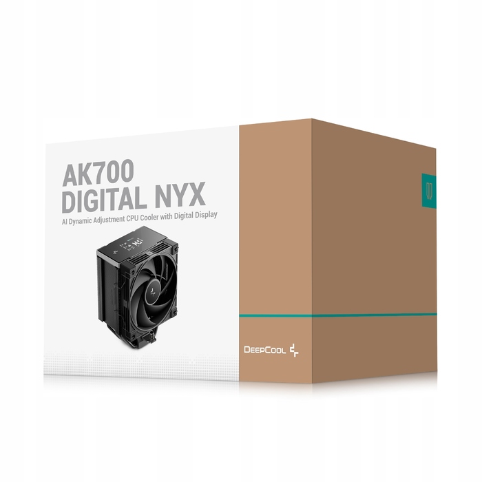 Кулер для процесора Deepcool AK700 DIGITAL NYX, 120 мм, 7 теплових трубок, з дисплеєм