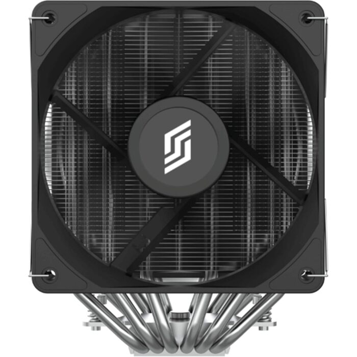 SILENTWARE CPU-Luftkühлер: Dual-Tower, 6 теплових трубок, 2х 120мм вентилятори PWM, RGB підсвітка, TDP до 265W, сумісний з Intel LGA 115X/1200/1700/1851 та AMD AM4/AM5 (Titan Performance)