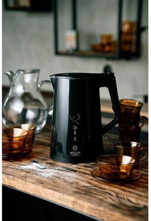 Електричний чайник Adler AD 1372, 0.6L – компактний, чорний, для кухні, швидкий нагрів, для чаю/кави