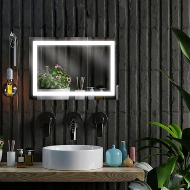 Настінне дзеркало Home & Decor Group 800 x 600 мм з LED-підсвіткою