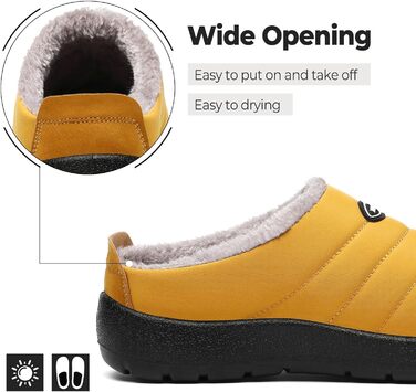 Тапочки халатні зимові Mishansha для чоловіків та жінок, теплі, з плюшевою підкладкою, розмір 35-47, зелені (жовті, 41 EU)