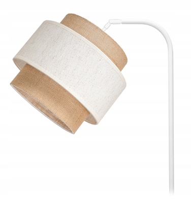 Підлогова лампа Glimex Modern E27 60 Вт, бежевий, білий, коричневий