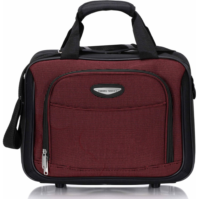 Набір валіз Travel Select Amsterdam (8 шт.) - червоний, оранжевий, сірий, 88 літрів, розширюваний, з розширенням