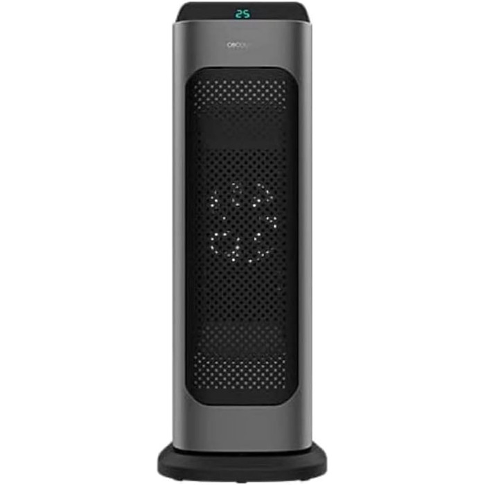 Керамічний обігрівач Cecotec ReadyWarm 6250 Sky Style. 2000 Вт, 3 режими, термостат, осциляція 90°, захист від перекидання та перегріву, для площі до 25 м², з пультом ДУ та сенсорним екраном