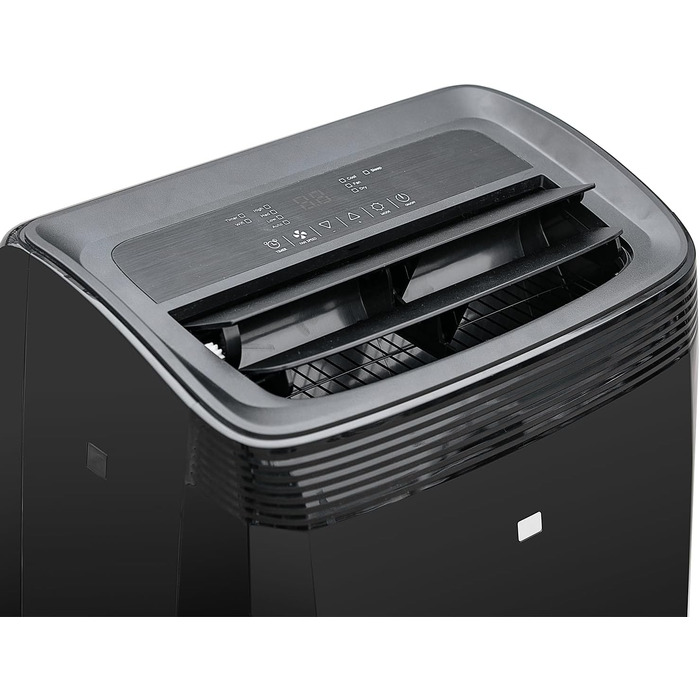 Тренажер TCL 9000 BTU (2,6kW) TAC-09CPB/NZB 3-в-1: охолодження, вентиляція, осушення. Тиха робота, таймер, нічний режим, пульт ДК. Для вітальні, офісу, спальні. Чорний колір.