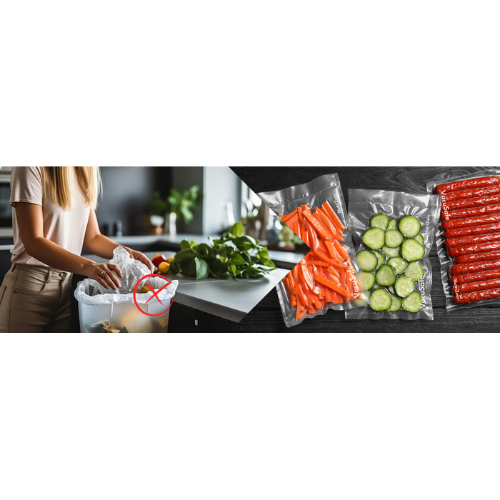 Вакууматор NutriZein NZVS6005C, 30 см, бездротовий, USB-C