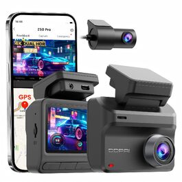Автомобільний відеореєстратор DDPAI Z50 Pro 4K+1080P (передній та задній), 3