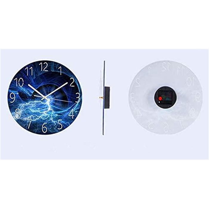 RAILONCH Silent Wall Clock Modern Design Wall Clock No Noise for Living Room, Kitchen, Office, and Bedroom (#07)