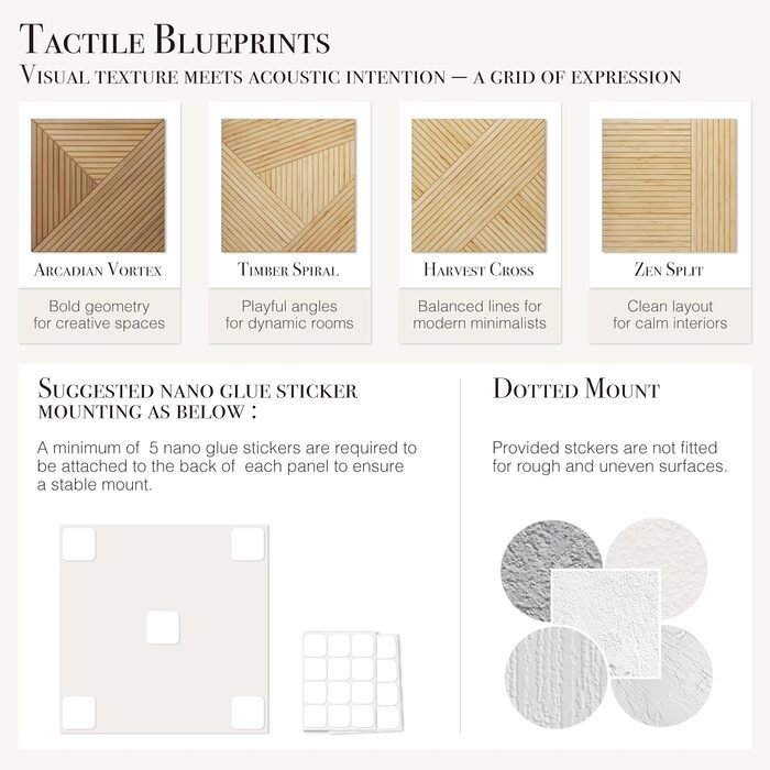 Акустичні настінні панелі Soon Global для звукоізоляції, декоративні поглинаючі панелі з дерева, 121,9 x 81,3 см, колір Блакитно-зелена аура