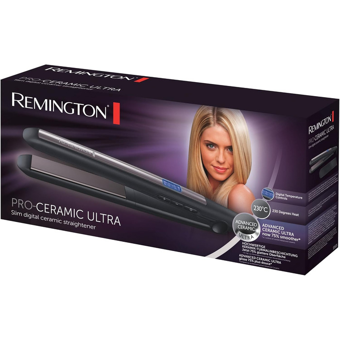 Випрямляч для волосся Remington S5505 Single Pro-Ceramic Ultra з LCD-дисплеєм, 150-230°C