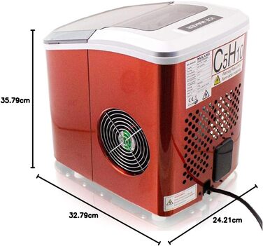 Машина для приготування льоду з нержавіючої сталі, Ice Maker, Icemaker (Помаранчевий)