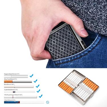 Металеве сигаретне пенал у формі серця Rosegold для 20 сигарет, подарунок на день народження/Новий рік