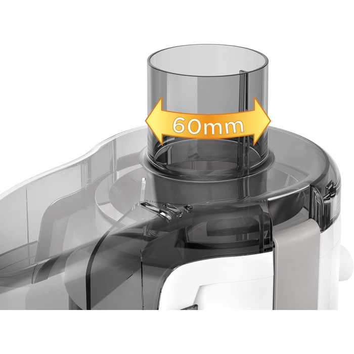 Центрифужна соковижималка Moulinex Frutelia+ JU3701, 350 Вт, з широким завантажувальним отвором, 2 швидкості та імпульсний режим
