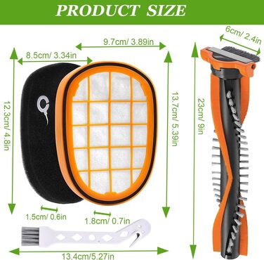 Набір HEPA-фільтрів для пилососа Philips SpeedPro Max серій 7000/8000 (FC5005/01, FC6728, FC6727, FC6822, FC6812) — смінні фільтри для акумуляторного пилососа