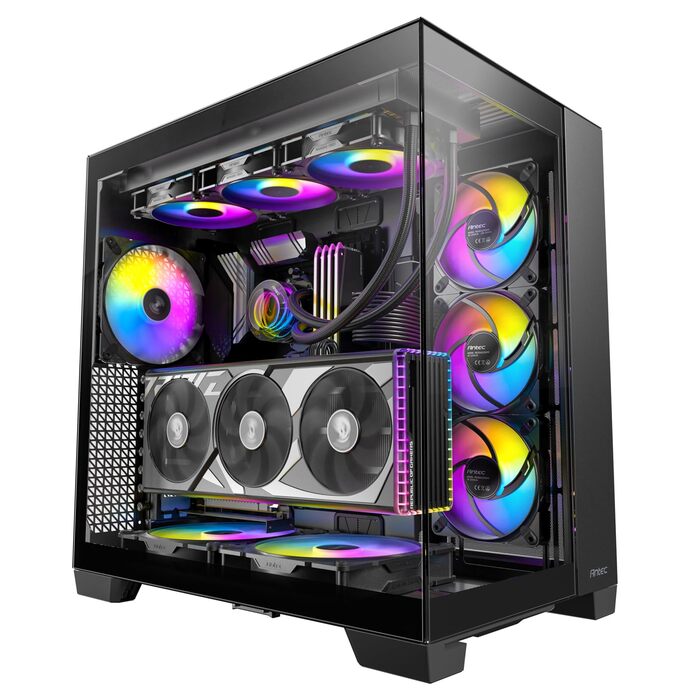 Корпус для ПК GEH Antec C8 Wood Full Tower чорний (ARGB)