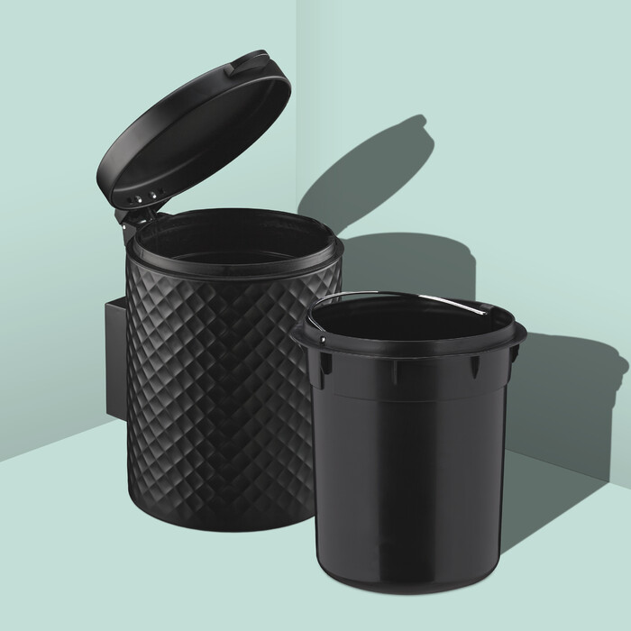 Relaxdays Cosmetic Containers Wall Mounting 5 Liter