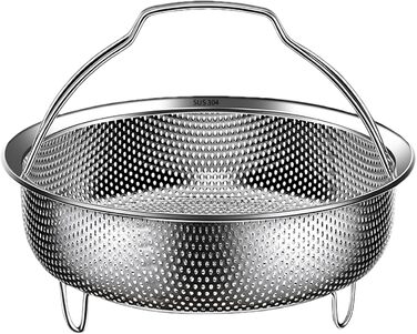 Димкамен для каструль, Ø 18 см, з нержавіючої сталі 304, для приготування на пару, супів, овочів, супівниці, мультиварки, сковороди