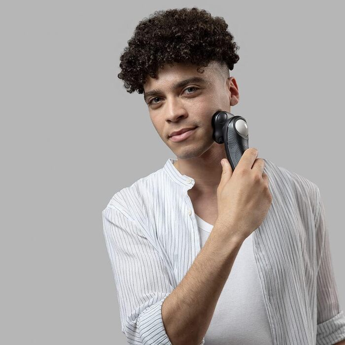 Електричний голчастий верстат Remington XR1750 для чоловіків – гоління мокрим та сухим, голчастий верстат з поворотним голівкою 360°, тример, PowerSense, акумулятор, USB-зарядка, червоний