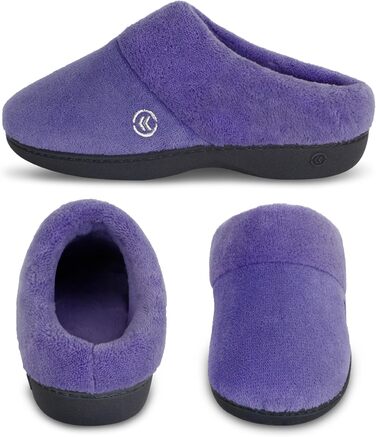 Сліпони-тапочки Isotoner Classic Hoodback W з піною Memory Foam, Пеонія, X-Large / 9.5-10 M US 8-9