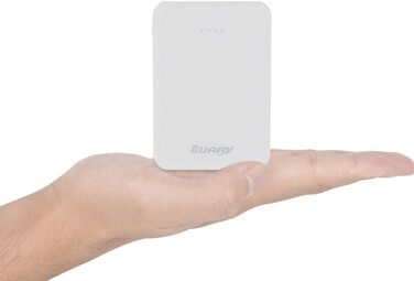 Портативний зарядний акумулятор 5000mAh 007 (Чорний та Білий) - 2 шт.
