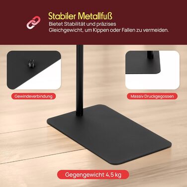 Мікрофонний стійка Pyle – універсальна, регульована (85-153 см)