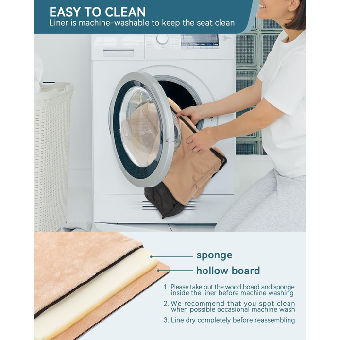 Автокрісло для собак Petsfit - середній розмір, бежеве, з ременями та кишенею