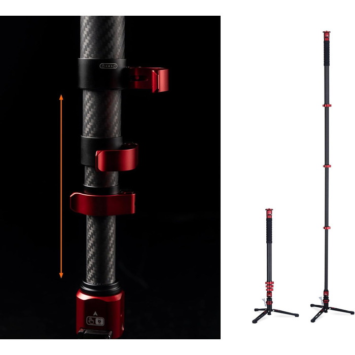 Монопод Rollei Easy Traveler Carbon: Легкий, стабільний та гнучкий для професійних фотозйомок