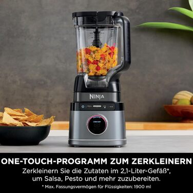 Ninja 2-in-1 Power Detect Pro Mixer with 1.5L Jug & 2 Single-Serve Cups - 1200W, Smoothie, Frozen Drink & Vegetable Chopping Mixer