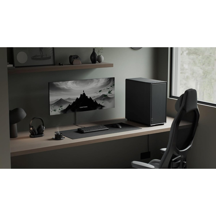 Корпус для ПК Fractal Design Meshify 2 White: Прозора бічна панель з загартованого скла, Mesh-панель, 3 вентилятори Momentum, підтримка ATX/mATX/ITX