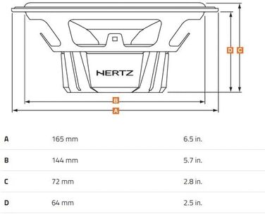 Автомобільна акустика Hertz DSK 165.3, 2-смугові динаміки 165 мм, 24 мм твітер, висока якість звуку, легкий монтаж