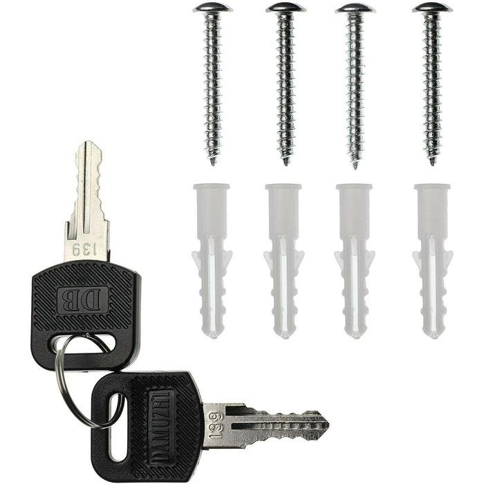 Поштова скринька Verda з газетницею, 37x37x11 см, антрацит RAL 7016, срібло, 2 ключі, комплект для монтажу. Дизайнерська настінна поштова скринька з відділенням для преси