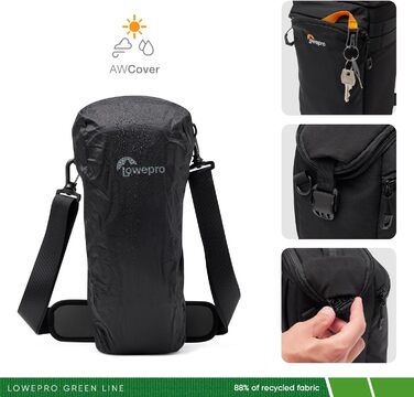 Lowepro ProTactic TLZ 75 Slim AW III: Сумка для камери (4.5 л, 37x10.5x14 см) - для бездзеркальних/DSLR камер з об'єктивом, фотограф/відеооператор