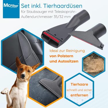 Набір фільтрів та насадок McFilter для пилососів Miele Blizzard CX1 PowerLine (12 шт.)