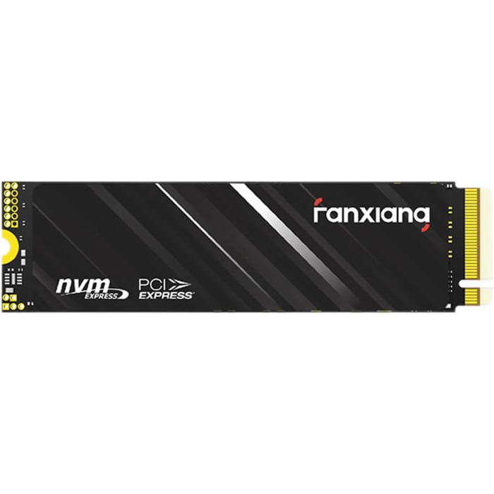 SSD накопичувач Fanxiang 1TB NVMe PCIe Gen3 QLC з SLC кешем для ігор, 3500 МБ/с (читання), 2500 МБ/с (запис), внутрішній SSD для ПК та ноутбука
