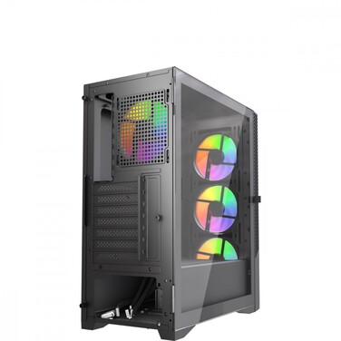 Корпус Gembird Fornax 900 ARGB Midi Tower, чорний