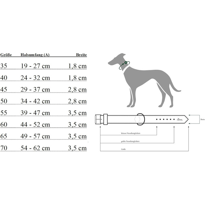 Нашийник для собак HUNTER CANNES, шкіряний, з м'якої напівшкіри, елегантний (XS, L-XL, бургунді)